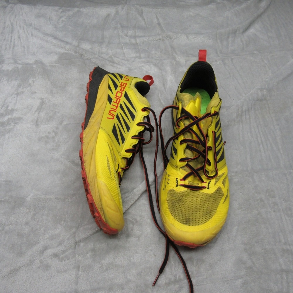 La Sportiva Mens 12 Shoes Kaptiva Yellow Trail‎ Running Active Hike Jog Athletic